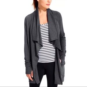 Athleta Studio cardigan magnetic wrap medium